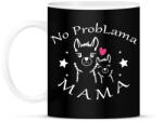 printfashion No ProbLama Mama - Bögre - Fekete (16354467)