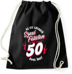 printfashion Szexi Szülinapos Félisten sötétre 50 - Sportzsák, Tornazsák - Fekete (14831878)