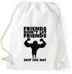printfashion Egy jó barát sosem hagyja! - Sportzsák, Tornazsák - Fehér (2393215)