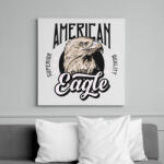 printfashion Sas 02 - American Eagle - Vászonkép - Fehér (6636665)