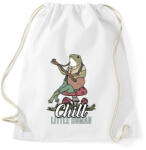 printfashion Chill frog - Sportzsák, Tornazsák - Fehér (10769107)