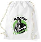 printfashion B. B. King - Sportzsák, Tornazsák - Fehér (7658705)