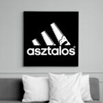 printfashion Asztalos - Vászonkép - Fekete (6646372)