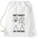 printfashion I got your back - Sportzsák, Tornazsák - Fehér (14027254)