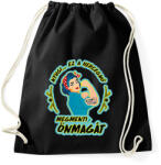 printfashion Megmenti önmagát - Sportzsák, Tornazsák - Fekete (8533313)