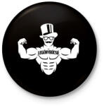 printfashion Legénybúcsú gyúrósoknak 2 - Kitűző, hűtőmágnes - Fekete (3097134)