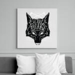 printfashion Szörnyek vagyunk - Vászonkép - Fehér (6620037)