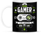 printfashion Super Retro Gamer - Bögre - Fekete (5054016)