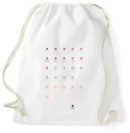 printfashion Quarks - Sportzsák, Tornazsák - Fehér (232719)