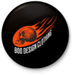 printfashion Boo Design Clothing - Kitűző, hűtőmágnes - Fekete (16859841)