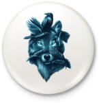 printfashion Szövetség - Kitűző, hűtőmágnes - Fehér (3075189)