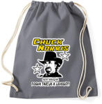 printfashion Chuck Norris nem lélegzik, fogva tartja a levegőt! - Sportzsák, Tornazsák - Grafitszürke (1267392)