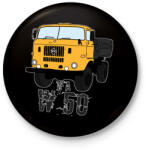 printfashion IFA w50 - Kitűző, hűtőmágnes - Fekete (5015709)