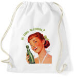 printfashion Is this alcohol? - Sportzsák, Tornazsák - Fehér (7085728)
