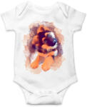 printfashion Németjuhász kutya kölyök / kutyás póló / cuki kutyás ajándék ötlet - Baba Body - Fehér (11767663)
