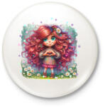 printfashion Szeretlek - Kitűző, hűtőmágnes - Fehér (15602165)