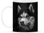 printfashion Szibériai husky - Bögre - Fekete (4808506)
