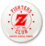 printfashion Dragonball Fighters Z Club - Kitűző, hűtőmágnes - Fehér (3078452)