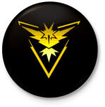 printfashion Instinct - Kitűző, hűtőmágnes - Fekete (3094153)