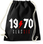 printfashion Rocker születésnap 1970 - Sportzsák, Tornazsák - Fekete (1148563)