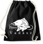 printfashion Ponyt vadászó - Sportzsák, Tornazsák - Fekete (2454141)