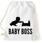 printfashion baby boss - Sportzsák, Tornazsák - Fehér (1523577)
