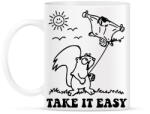 printfashion Take it easy - Bögre - Fehér (13550272)
