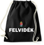 printfashion Felvidék - Sportzsák, Tornazsák - Fekete (14115814)
