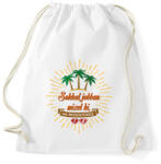 printfashion Ha mosolyogsz - Sportzsák, Tornazsák - Fehér (248604)