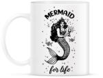 printfashion Mermaid for life - Bögre - Fehér (13848786)