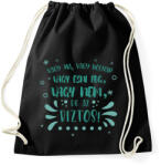 printfashion Vagy esni fog, vagy nem - Sportzsák, Tornazsák - Fekete (7439746)