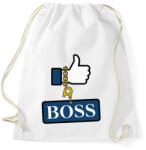 printfashion like a BOSS - Sportzsák, Tornazsák - Fehér (3265164)