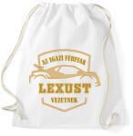 printfashion Lexusos sofőr - Sportzsák, Tornazsák - Fehér (4804260)