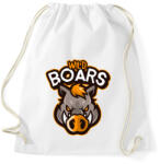 printfashion Wild Boars - Sportzsák, Tornazsák - Fehér (5139557)