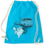 printfashion Menj horgászni - Sportzsák, Tornazsák - Surf blue (130977)