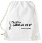 printfashion Az idő igaz, s eldönti ami nem az. - Sportzsák, Tornazsák - Fehér (4773429)