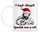 printfashion A bejgli elfogyott, ajándék nem is volt Bud Spencer - Bögre - Fehér (11325693)