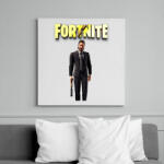 printfashion John Wick " The Reaper" Fortnite - Vászonkép - Fehér (6631155)