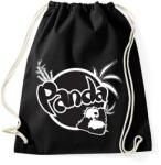 printfashion fanta panda - Sportzsák, Tornazsák - Fekete (15009757)