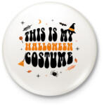 printfashion Halloween costume - Kitűző, hűtőmágnes - Fehér (8753788)
