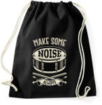 printfashion Make some noise - Dobos - Sportzsák, Tornazsák - Fekete (6988273)