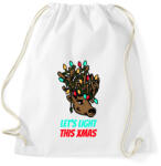 printfashion Karácsonyi fények - Sportzsák, Tornazsák - Fehér (6536204)
