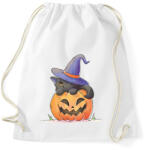 printfashion Halloween cica - Sportzsák, Tornazsák - Fehér (16628677)