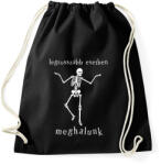 printfashion legrosszabb esetben meghalunk - Sportzsák, Tornazsák - Fekete (16459521)