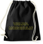 printfashion Valar Morghulis - Sportzsák, Tornazsák - Fekete (1497170)