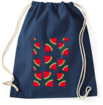 printfashion Görögdinnye - Sportzsák, Tornazsák - Sötétkék (2586294)