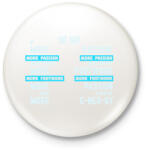 printfashion More passion (tiktok) - Kitűző, hűtőmágnes - Fehér (14651741)