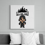 printfashion Fortnite Blackheart skin - Vászonkép - Fehér (6629917)