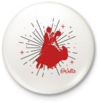 printfashion Waltz - Keringő - Kitűző, hűtőmágnes - Fehér (7677984)