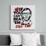 printfashion Eat 'em - Vászonkép - Fehér (9336136)